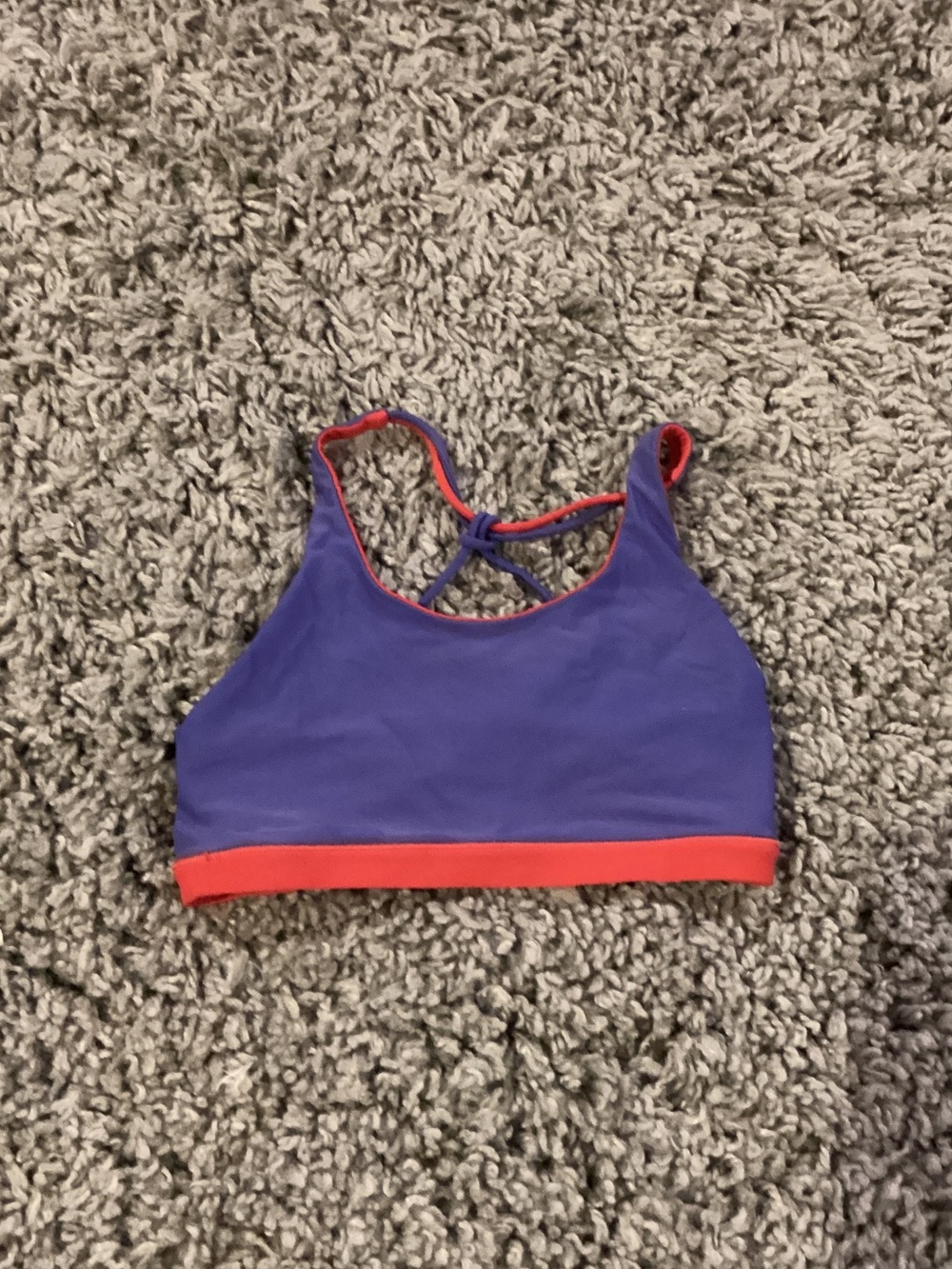 Ivivva Purple and Red Sports Bra for Kids